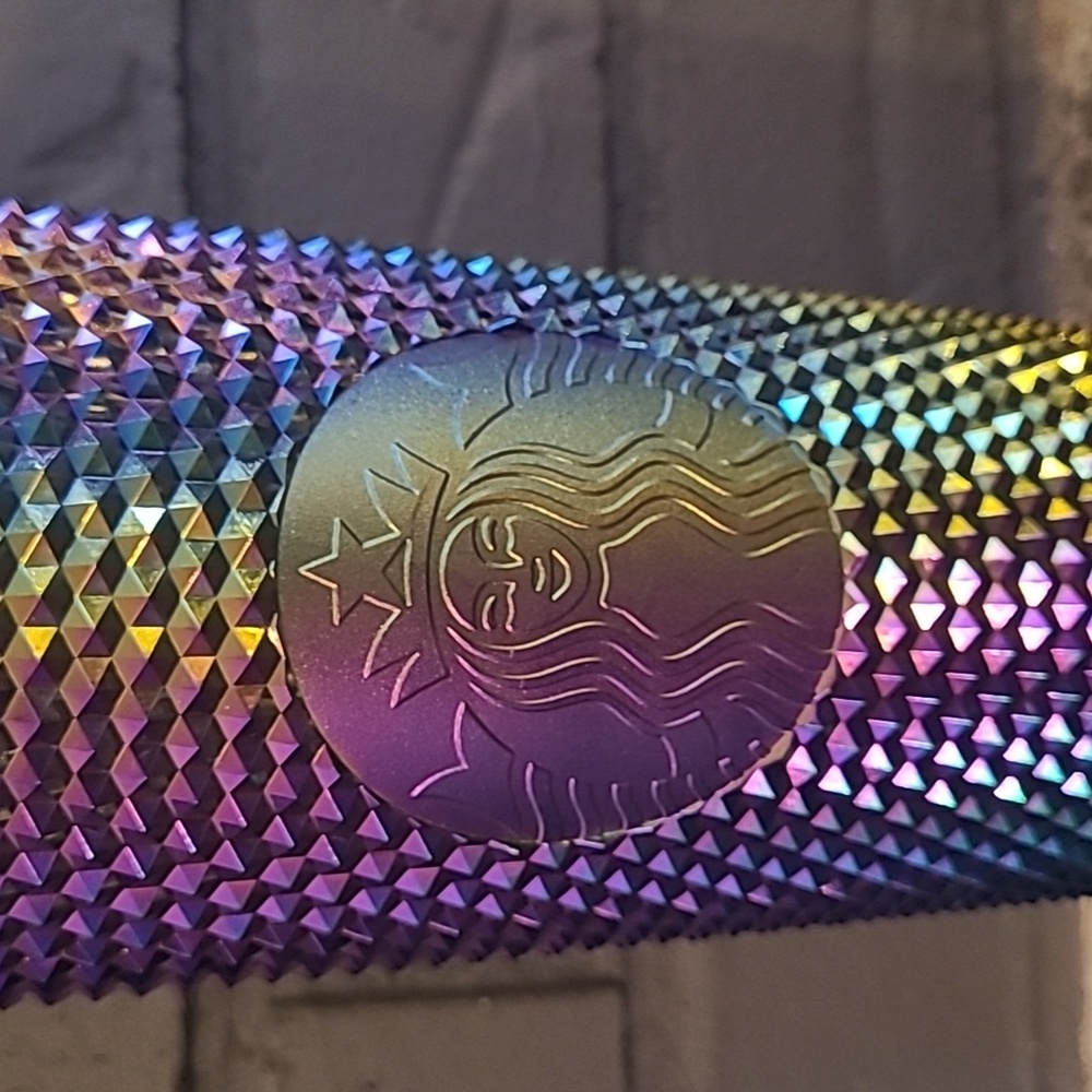 Starbucks - Metallic Oil Slick Studded Tumbler - Size 24oz - Picture 3 of 6